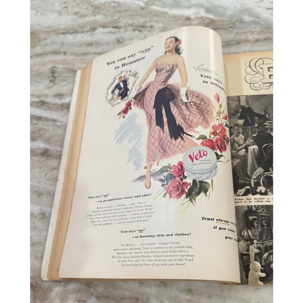 Vtg Screen Stories Magazine Aug. 1948 Diana Lynn Ads Movies +